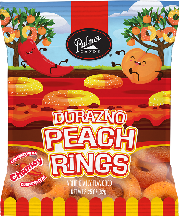 Durazno Peach Rings 3.25oz - palmer-candy