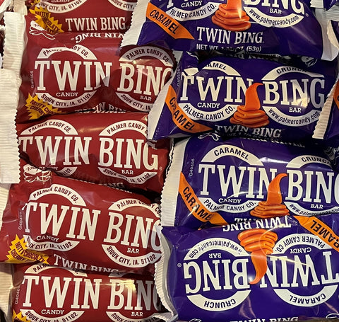 Twin Bing candy bars