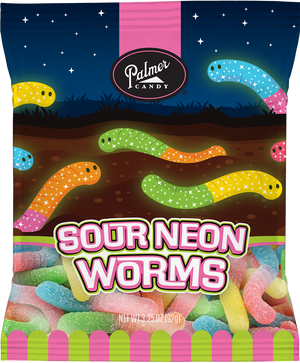 Sour Neon Worms 3.25oz