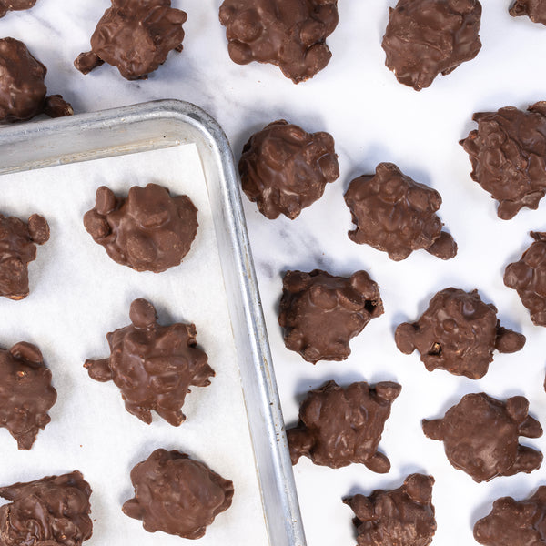Chocolate Caramel Clusters - palmer-candy