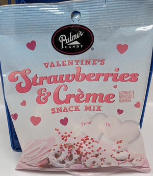 Valentine's Srawberries & Creme Snack Mix 2.5 oz