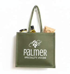 Sage Green Jute Medium Bag