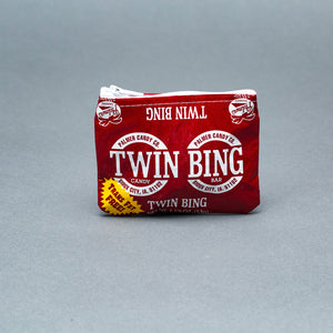 Twin bing coin purse