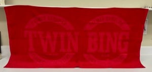 Red twin bing beach towel