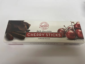 Cherry sticks dark chocolate